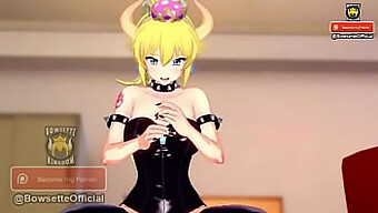 Bowsette'In Pov El Işi Rol Oyunu, Mastürbasyon Talimatlarıyla